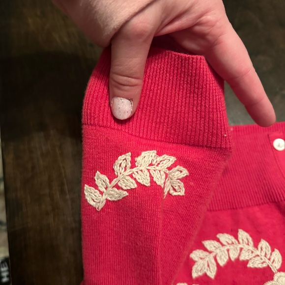 Sundance Pink Embroidered Sweater - Picture 4 of 6